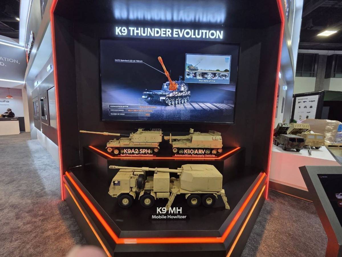 El ob�s autopropulsado sobre ruedas para el Ej�rcito podr�a estar basado en el K9 MH surcoreano (Hanwha Defense USA)