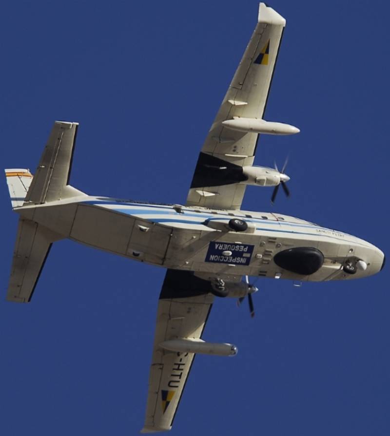 El C-212 conocido como Sancti Petri (MAPA) El C-212 conocido como Sancti Petri (MAPA)