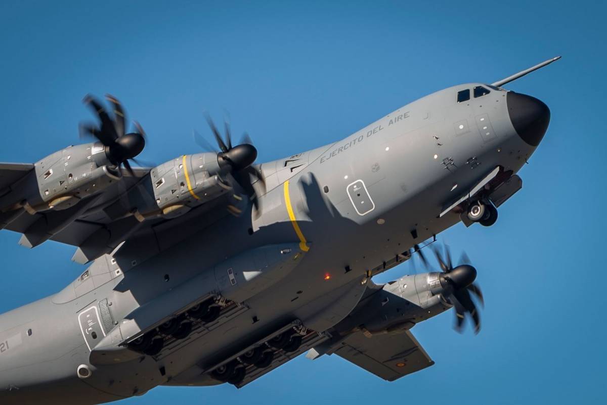 Avi�n A400M del Ej�rcito del Aire y del Espacio espa�ol .