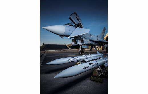 Misiles Meteor en los aviones de combate Eurofighter alemanes (MBDA)