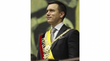 El presidente ecuatoriano, Daniel Noboa.