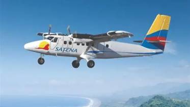 DHC-6 �Twin Otter� de la estatal colombiana SATENA, gestionada por la Fuerza A�rea.