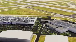 Imagen generada por ordenador de la futura instalaci�n de Pilatus en Sarasota, Florida, dentro del aeropuerto internacional Sarasota Bradenton. Foto: Pilatus