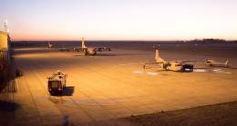 Base A�rea de Villanubla durante el ejercicio Listed Paratrooper I/17 (Ej�rcito del Aire y del Espacio)