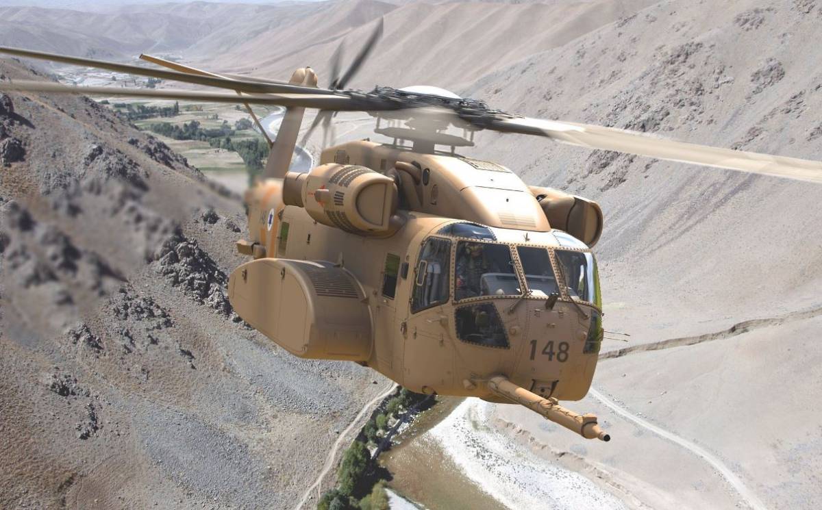 Recreaci�n art�stica del CH-53K para las IDF Lockheed Martin)