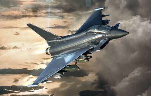 La mejora aerodin�mica del Eurofighter permitir� mejorar la maniobrabilidad a baja velocidad e integrar nuevo armamento (Eurofighter)