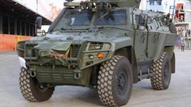 Veh�culo blindado Cobra ll de la turca Otokar, presente en el inventario de las FFMM ecuatorianas.