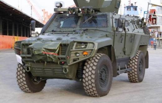 Veh�culo blindado Cobra ll de la turca Otokar, presente en el inventario de las FFMM ecuatorianas.