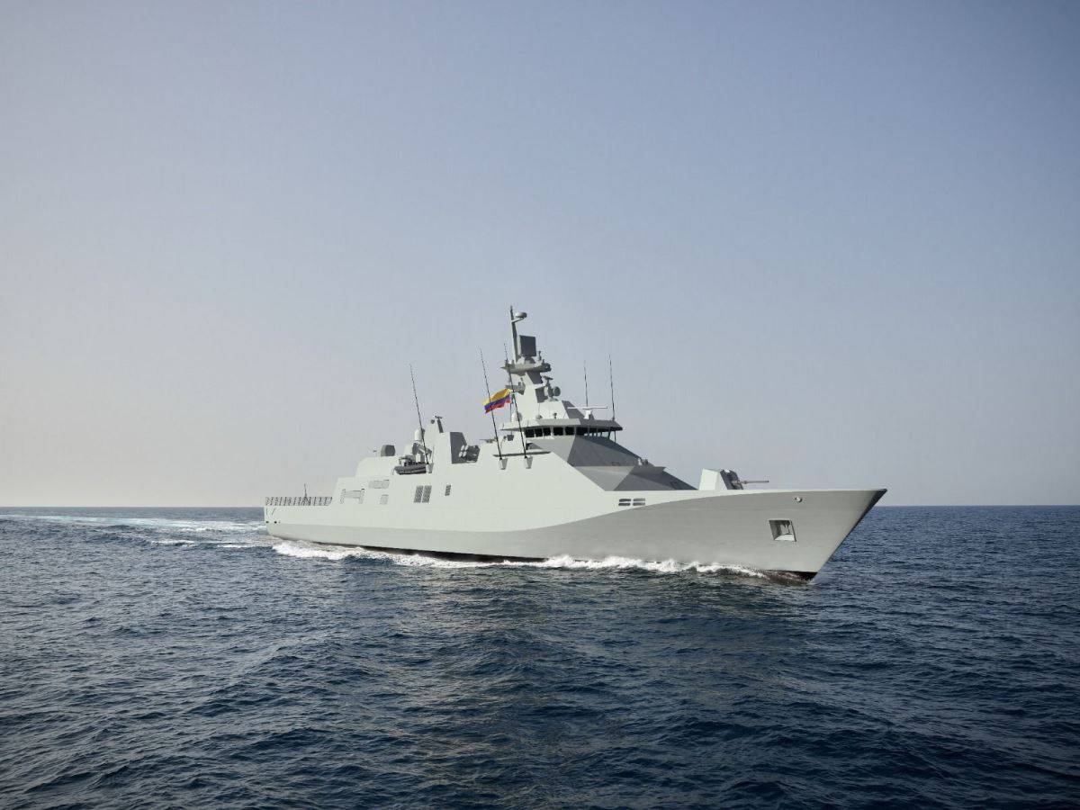 Infograf�a de la PES para la Armada de Colombia.