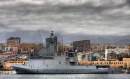 El BAM Meteoro en El Arsenal de Las Palmas (foto Armada)