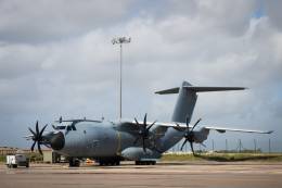 Primer A400M Ej�rcito del Aire y del Espacio dotado del sistema InShield de Indra.