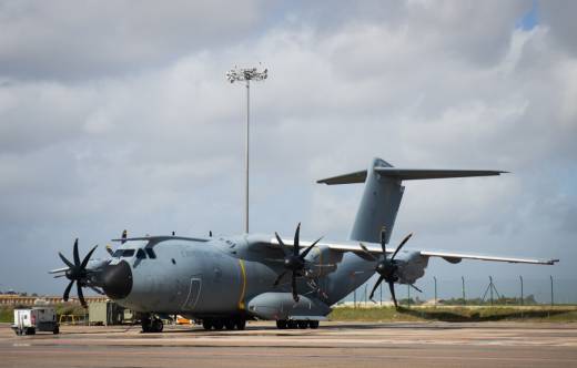 Primer A400M Ej�rcito del Aire y del Espacio dotado del sistema InShield de Indra.