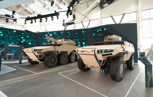 La familia de los HEET saud�es incluye variantes 4x4, 6x6 y 8x8 que se caracterizan por su concepto modular y unos bajos costes en su ciclo de vida. (SAMI)