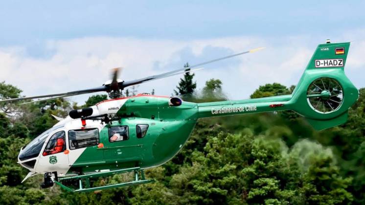 Helic�ptero H-145 de Carabineros de Chile (Foto: Gobernador de Arica Jorge D�az Ibarra) 