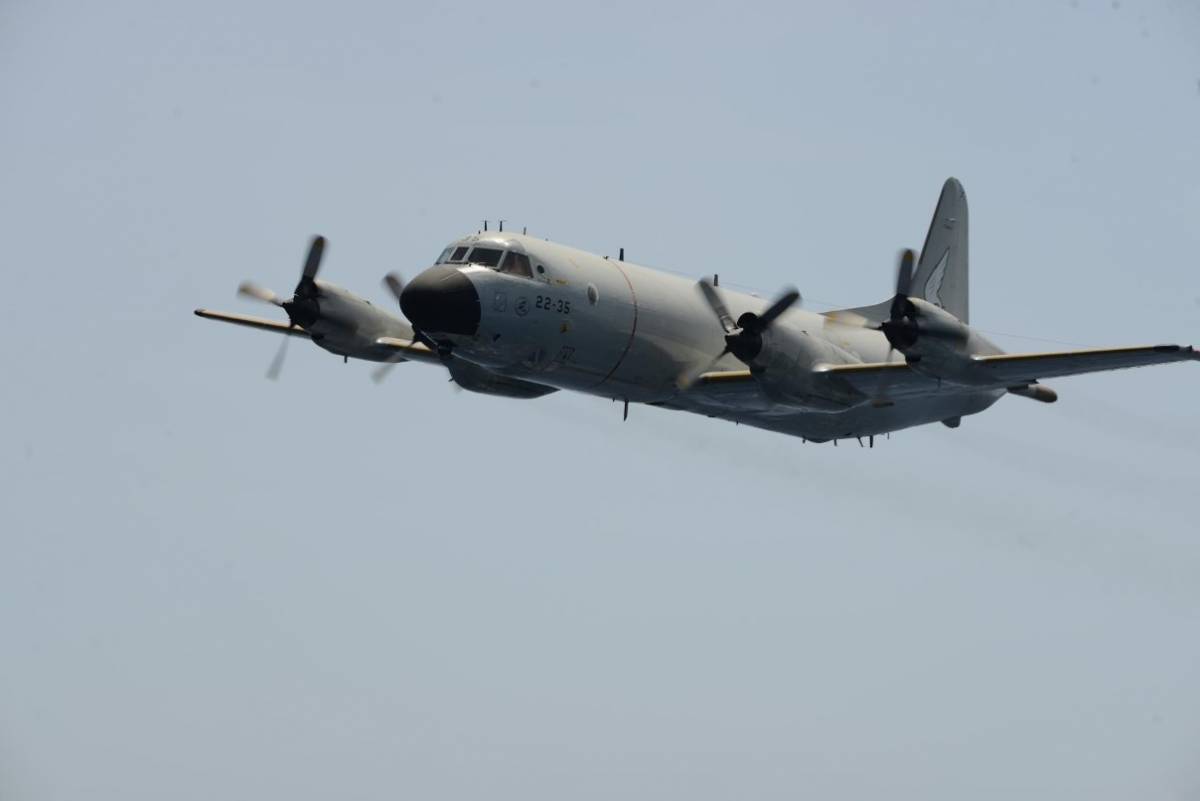 Un P-3 Orion participa en la operaci�n Atalanta en junio de 2022 (Estado Mayor de la Defensa)