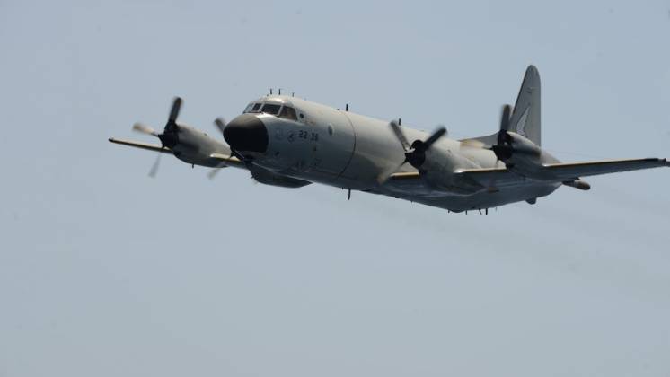 Un P-3 Orion participa en la operaci�n Atalanta en junio de 2022 (Estado Mayor de la Defensa)