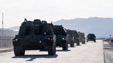 Los nuevos M109A7 Paladin (1st Armored Division)