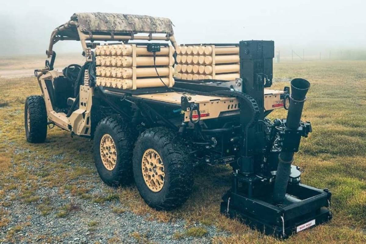 El portamortero Alakran, Scorpion en Estados Unidos (Polaris v�a NTGS)