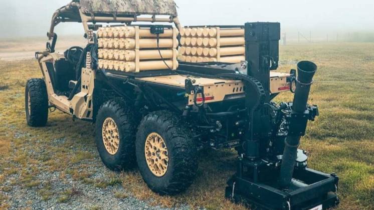 El portamortero Alakran, Scorpion en Estados Unidos (Polaris v�a NTGS)