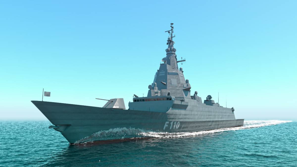 Infografía fragatas F-110 Infografía fragatas F-110