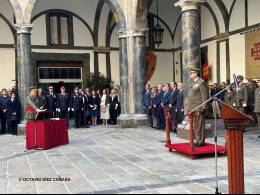 El teniente general Raimundo Rodr�guez Roca en su toma de posesi�n como Inspector General del Ej�rcito. (Octavio D�ez C�mara)