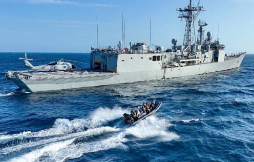 Fragata F-86 Canarias de la Armada (foto Armada)