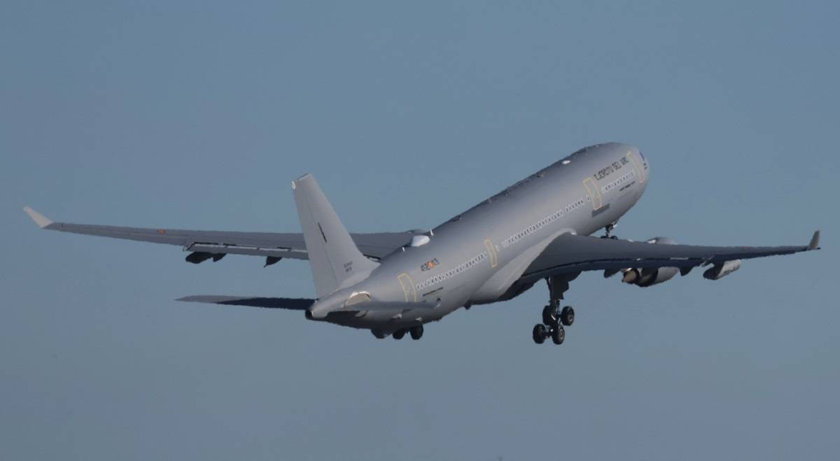 A330 MRTT del Ala 45. (foto Julio Ma�z)