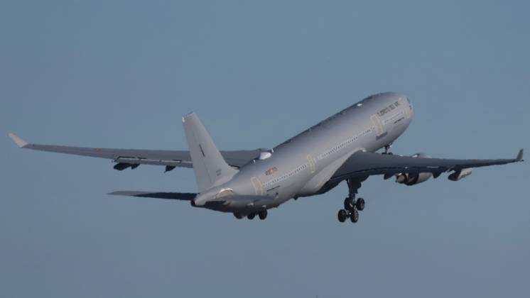 A330 MRTT del Ala 45. (foto Julio Ma�z)