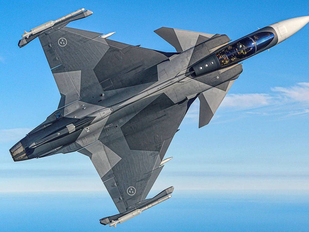 Saab JAS 39 Gripen, uno de los 3 candidatos de la lista corta