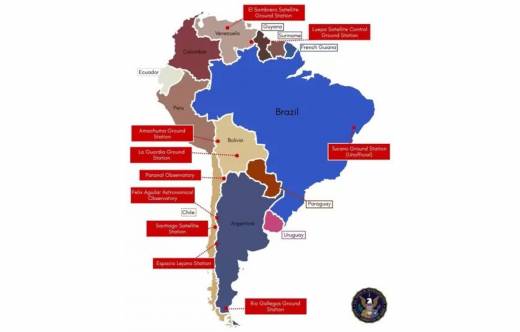 Las 11 instalaciones vinculadas a China en cinco pa�ses latinoamericanos seg�n el Congreso de Estados Unidos. 