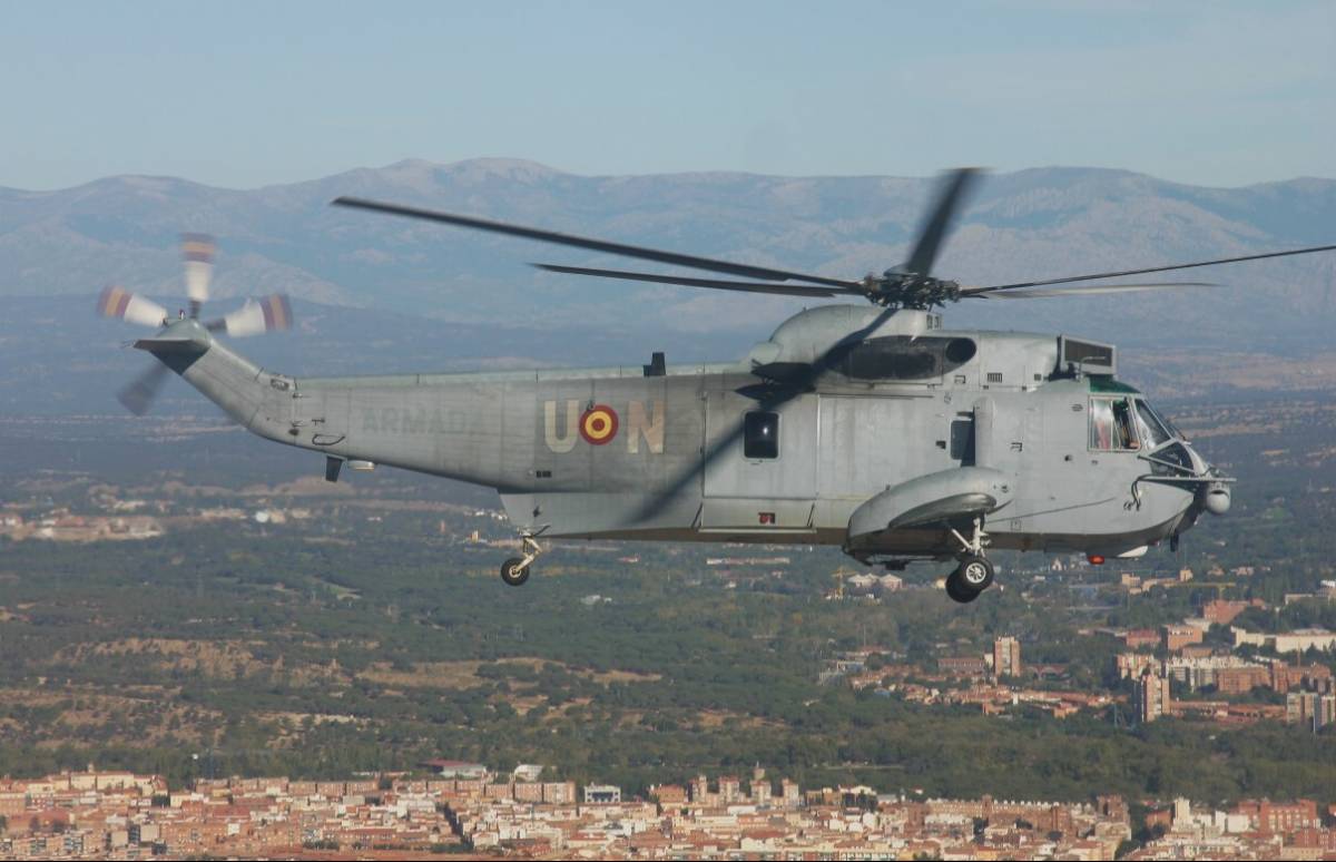 Uno de los SH-3D con las marcas UN (United Nations) aplicadas durante su despliegue en Líbano en 2006. (foto Egea/Julio Maiz) Uno de los SH-3D con las marcas UN (United Nations) aplicadas durante su despliegue en Líbano en 2006. (foto Egea/Julio Maiz)