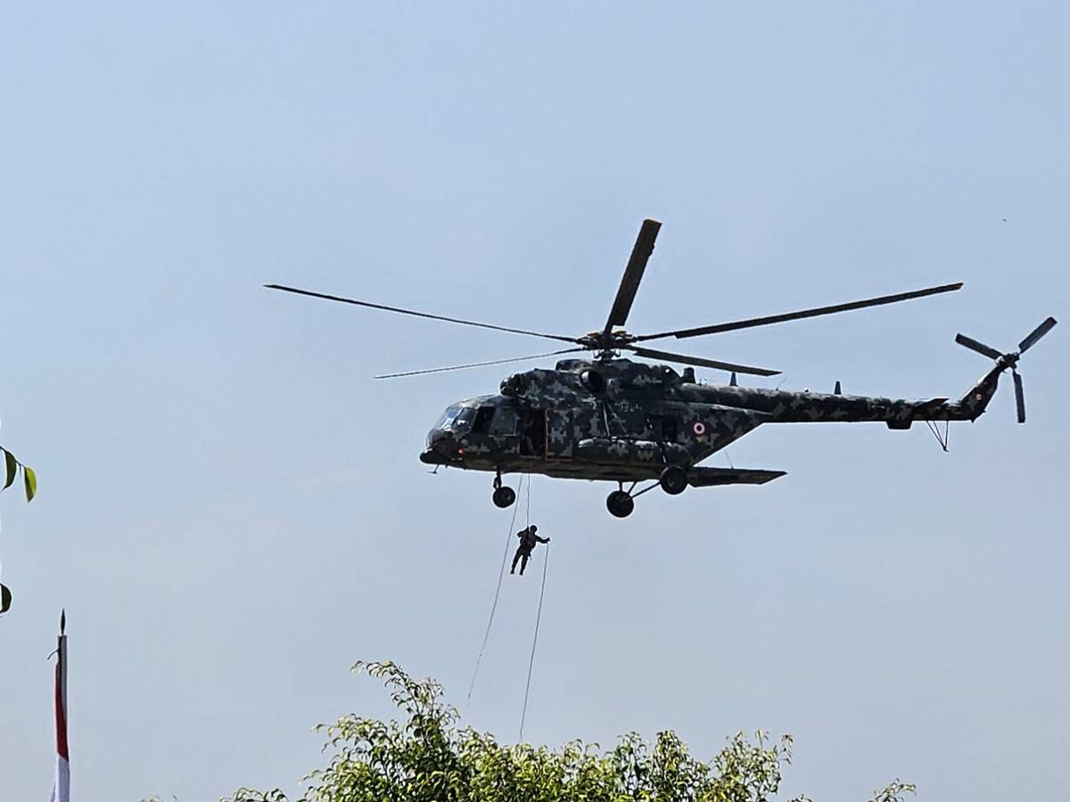 Mi-171Sh-P del Ej�rcito del Per� en SITDEF 2025