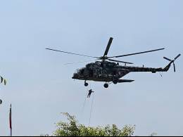 Mi-171Sh-P del Ej�rcito del Per� en SITDEF 2025