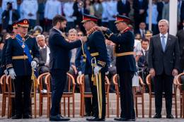 Ceremonia de cambio de mando del Ej�rcito de Chile, el General Pedro Varela asume como Comandante Jefe, en reemplazo del General Javier Iturriaga.