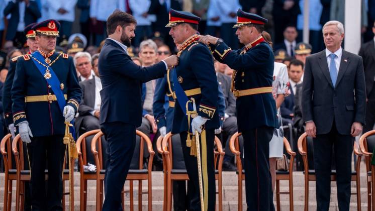 Ceremonia de cambio de mando del Ej�rcito de Chile, el General Pedro Varela asume como Comandante Jefe, en reemplazo del General Javier Iturriaga.