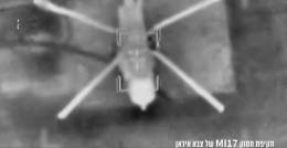 Un helic�ptero Mi17 iran� destruido por las IDF. Ir�n afirma que es un se�uelo (captura v�deo IDF)