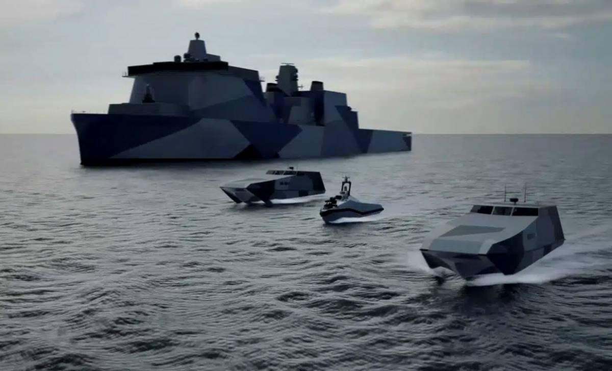 El despliegue de los buques de asalto en los que trabajan Noruega y Gran Bretaña se haría tanto desde navíos anfibios militares como desde cargueros civiles. (BAE Systems) El despliegue de los buques de asalto en los que trabajan Noruega y Gran Bretaña se haría tanto desde navíos anfibios militares como desde cargueros civiles. (BAE Systems)