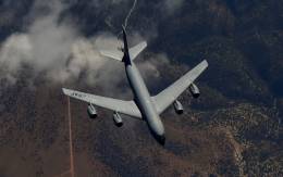 Un KC-135 Stratotanker de la Fuerza A�rea estadounidense (USAF)