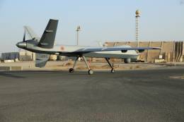 Uno de los MQ-9A de la Aeron�utica Militare italiana. (foto AMI)