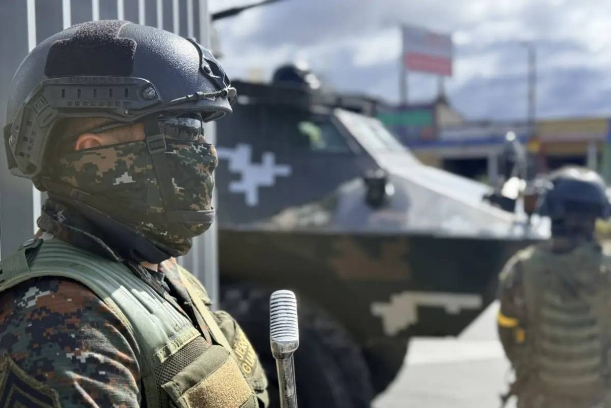 Efectivos del Ej�rcito participan en patrullajes en el marco del estado de Sitio declarado en Guatemala en enero de 2026 (foto Ministerio de Defensa)