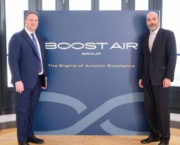 Fernando Morales, presidente del Consejo de Boost Air y Miguel Angel Morell, director general (Boost Air)