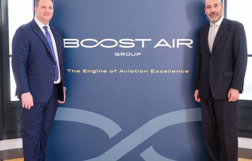 Fernando Morales, presidente del Consejo de Boost Air y Miguel Angel Morell, director general (Boost Air)