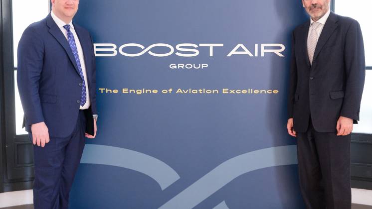 Fernando Morales, presidente del Consejo de Boost Air y Miguel Angel Morell, director general (Boost Air)