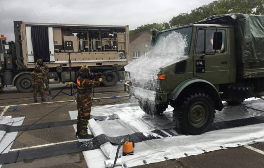 Sistema de descontaminaci�n (Hispano Vema)