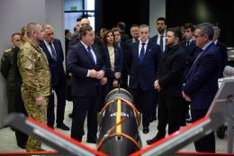 Visita de Zelenski a las instalaciones de Sener en Madrid (Foto Sener)