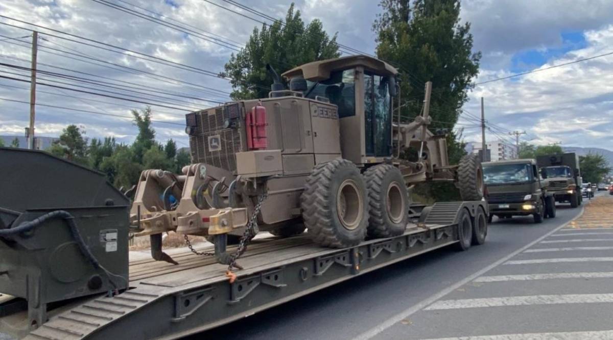 Medios log�sticos del Ej�rcito de Chile.