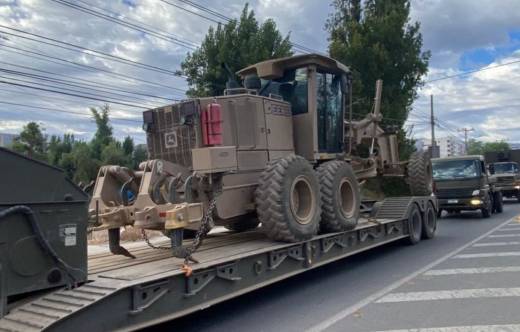 Medios log�sticos del Ej�rcito de Chile.