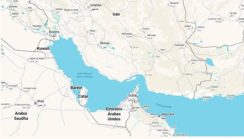 El Estrecho de Ormuz, clave para el mercado energ�tico mundial. (Google Maps)