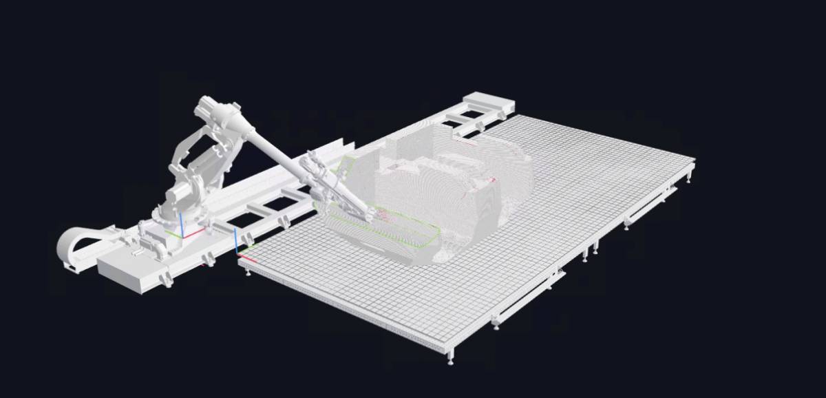 Simulaci�n proceso de impresi�n del m�dulo de defensa de punto.