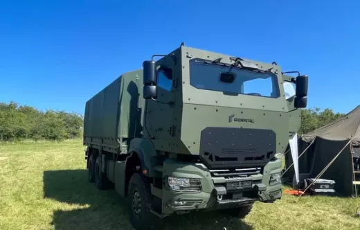 Cami�n blindado TGS-Mil Protected de RMMV. Foto: Rehinmetall